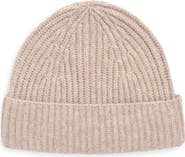Nordstrom Cashmere Rib Knit Beanie