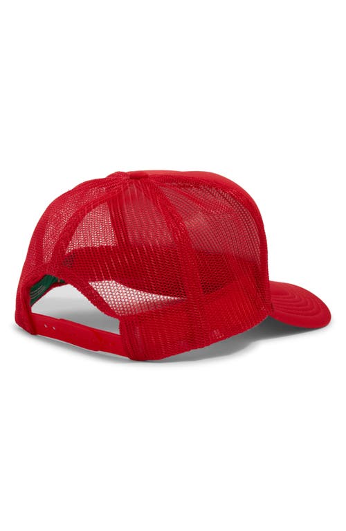 Friday Feelin ' Cowboys & Tequila Patch Trucker Hat In Red