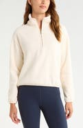 Zella Textured Half Zip Pullover