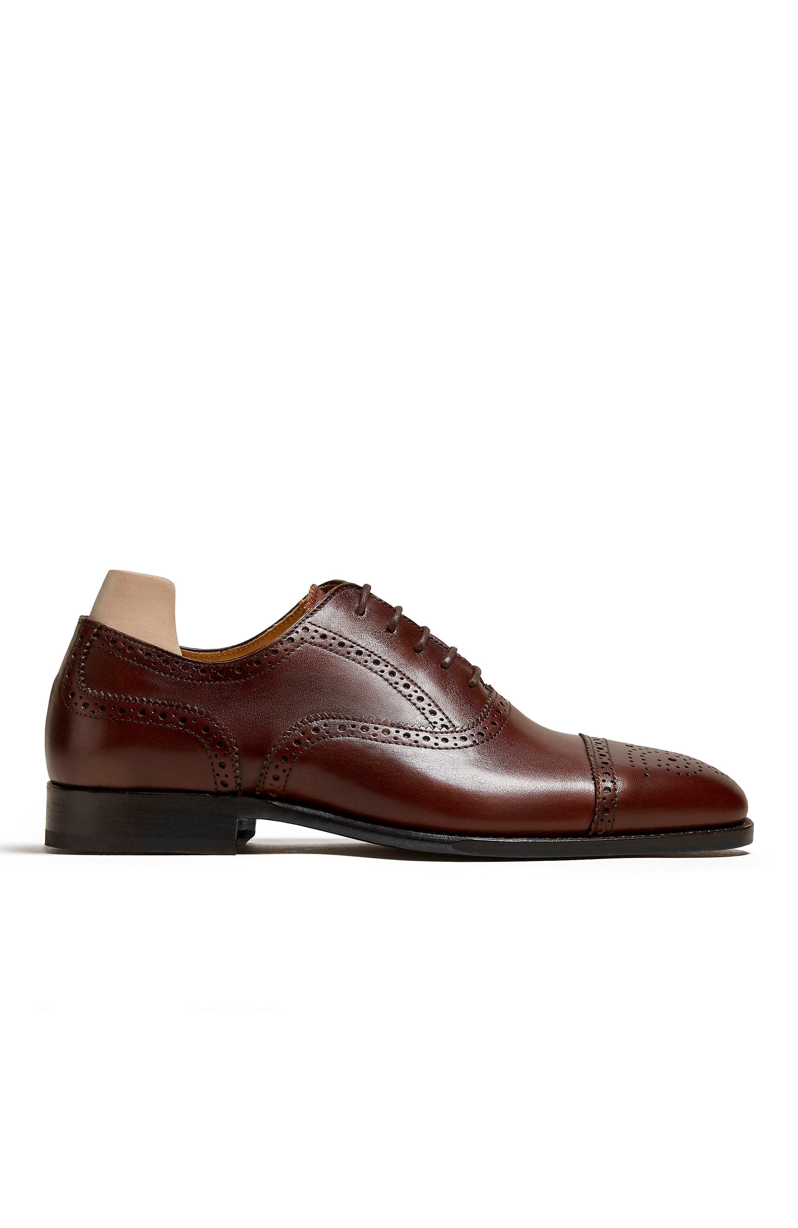 Myrqvist Strömsö Oxfords, Alternate, color, Dark Mahogany