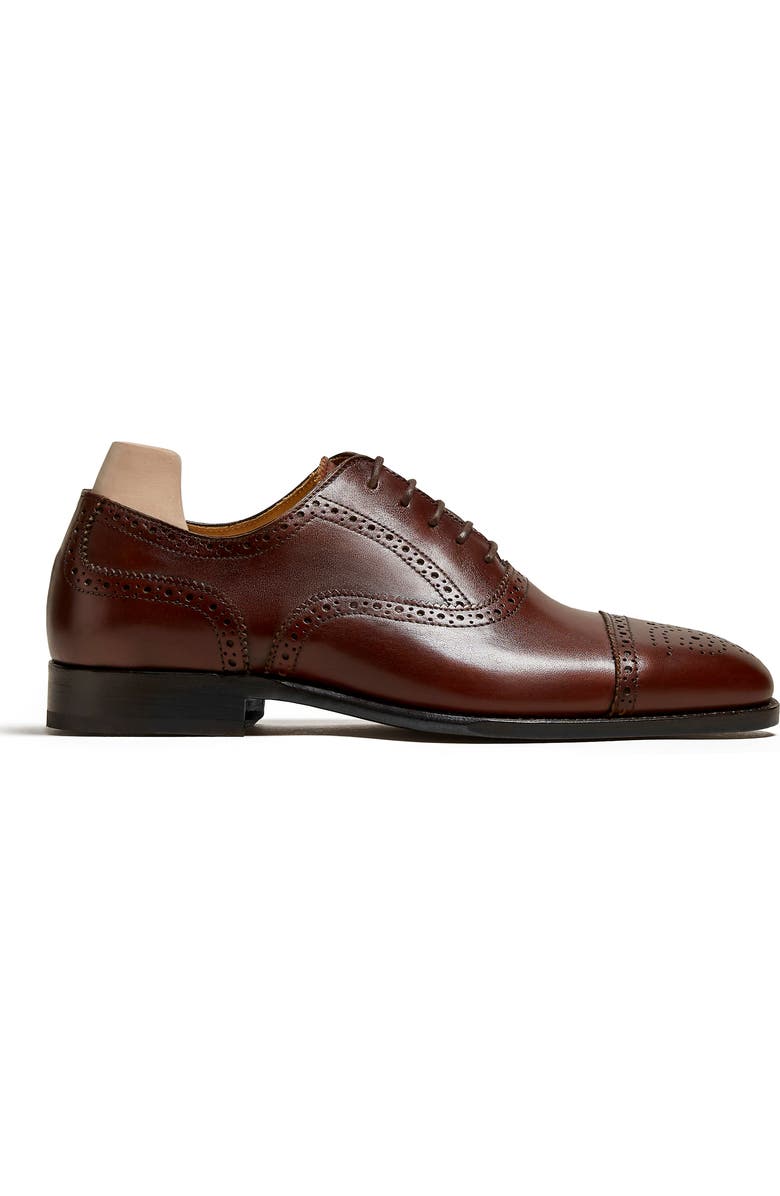 Myrqvist Strömsö Oxfords, Alternate, color, Dark Mahogany
