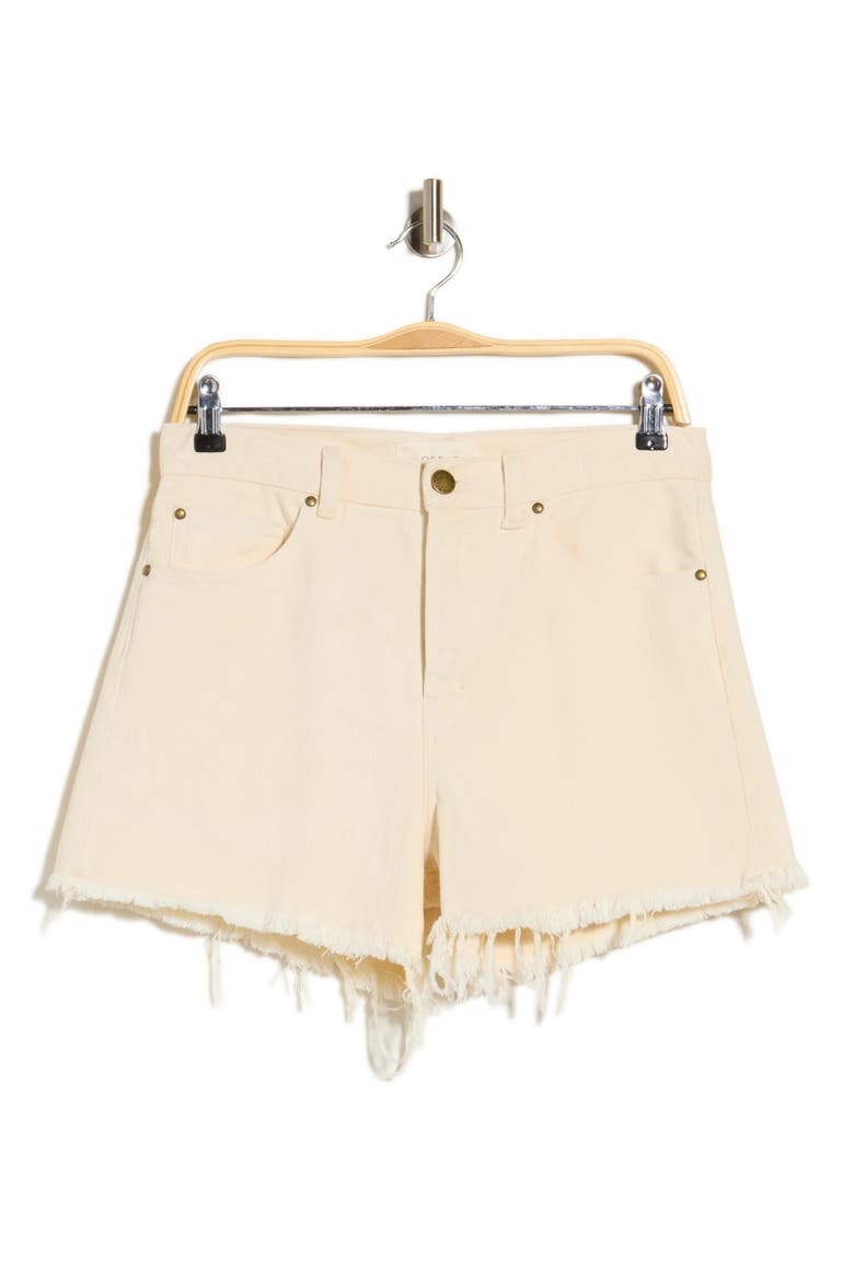 The Clark Raw Hem Shorts, Alternate, color, WASHED WHITE