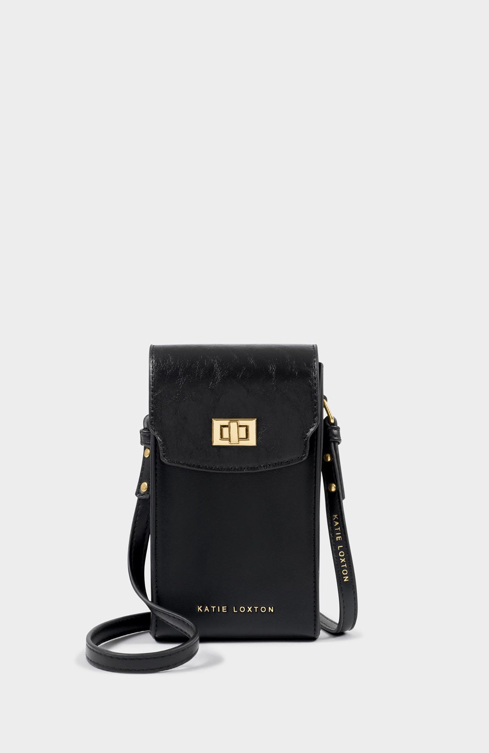 Orin Twist Lock Slim Bag, Main, color, Black / Black Distressed