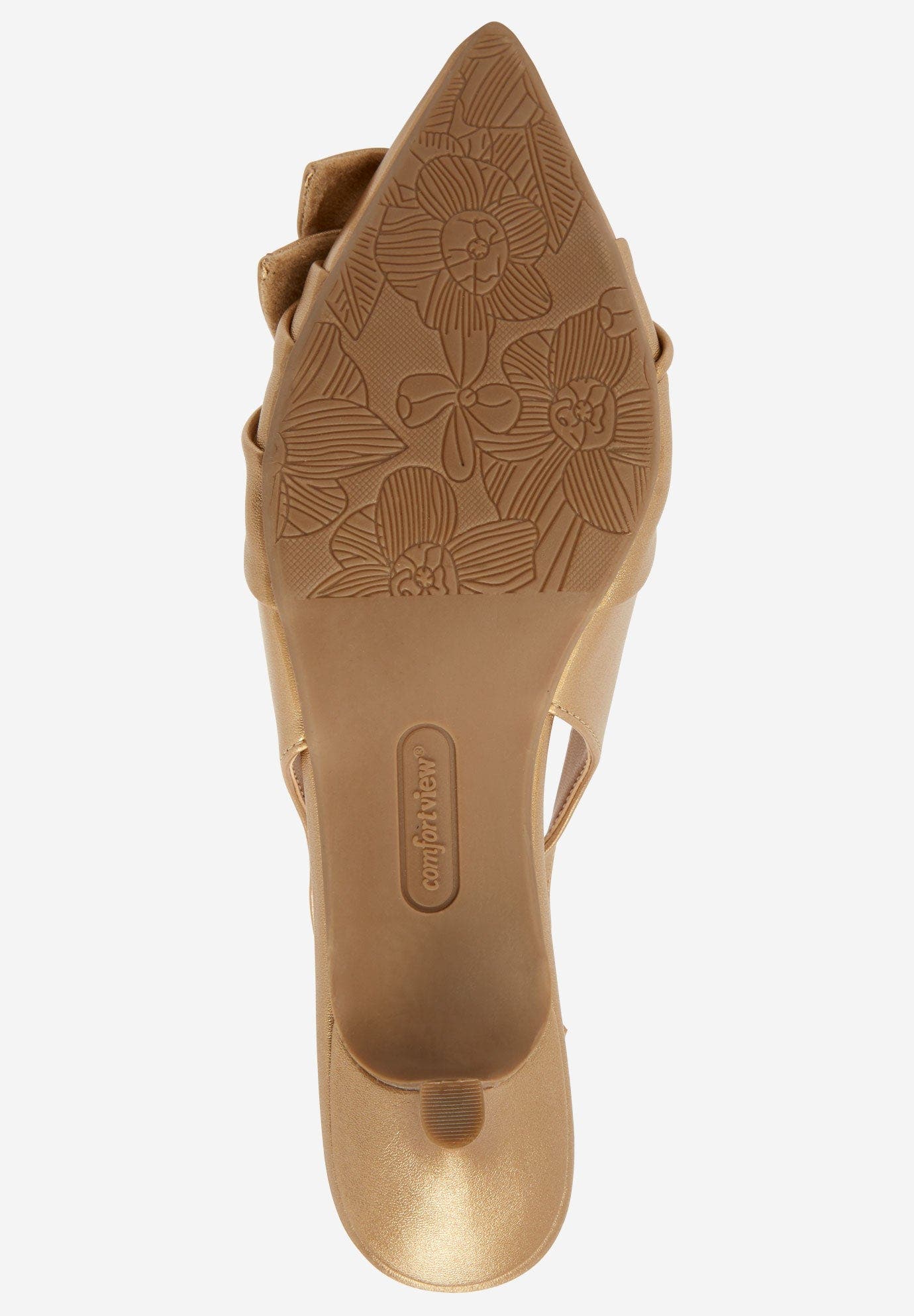The Tia Slingback, Alternate, color, GOLD