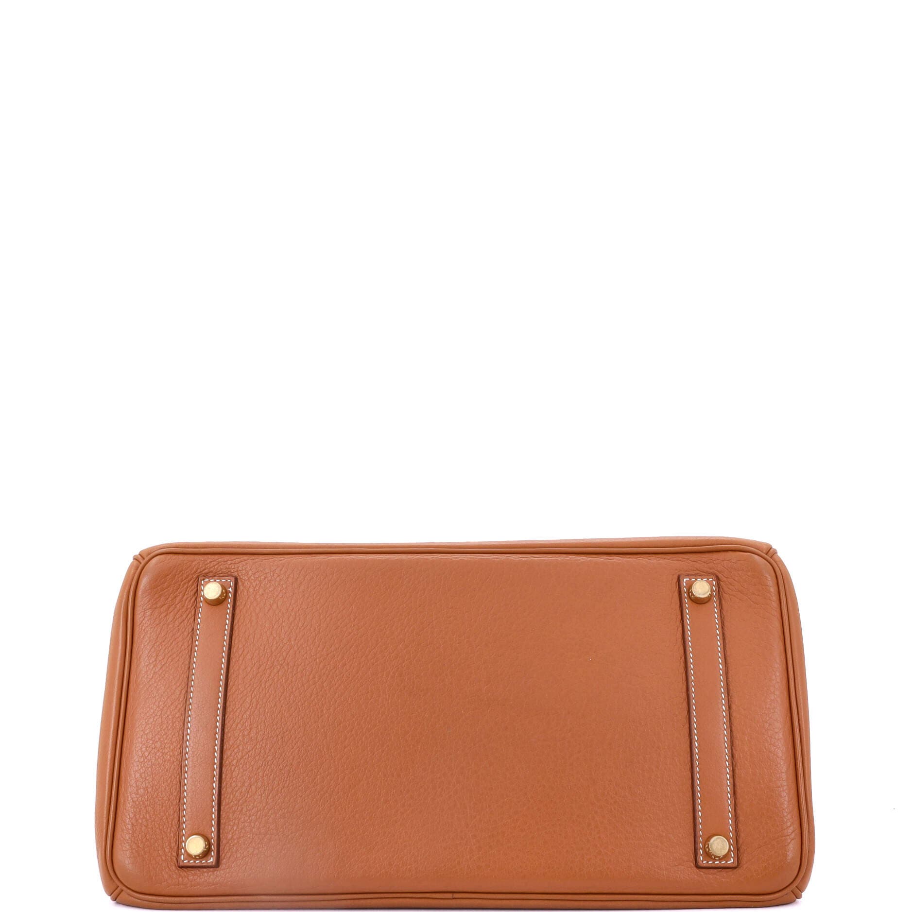 Pre-Owned Hermes Birkin Handbag Brown Clemence with Gold Hardware 35, Alternate, color, 