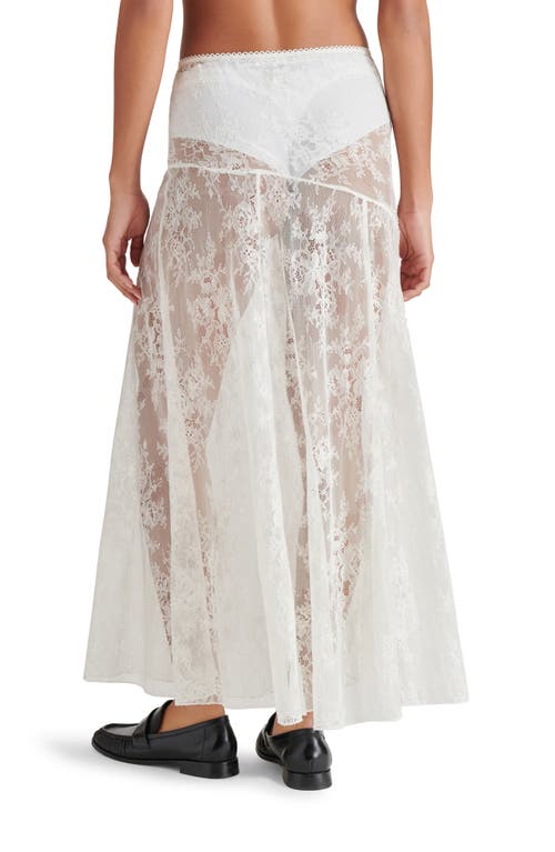 Steve Madden Veera Lace Maxi Skirt In Brown