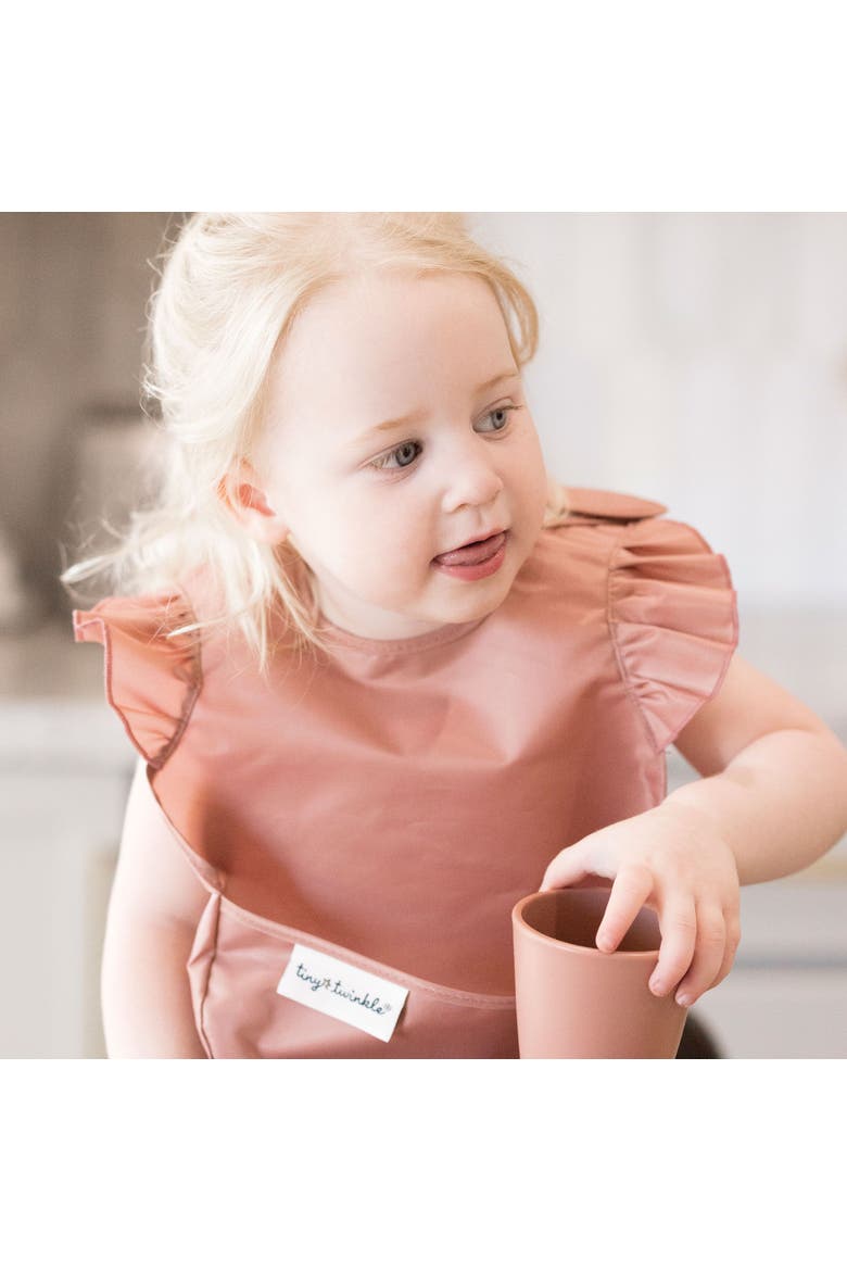 Mess-Proof and Waterproof Baby Food  BPA-Free Bib w/Adjustable Closure 3pc - Solids, Alternate, color, Petite Safari