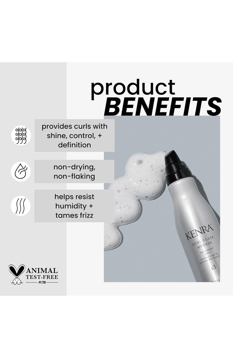 KENRA 13 Curl Glaze Mousse 6.75 oz, Alternate, color, N/A