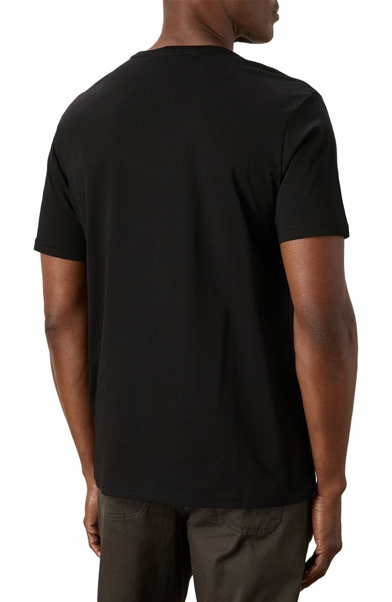 Pact Organic Cotton Softspun Pocket Crew Tee, Alternate, color, Black