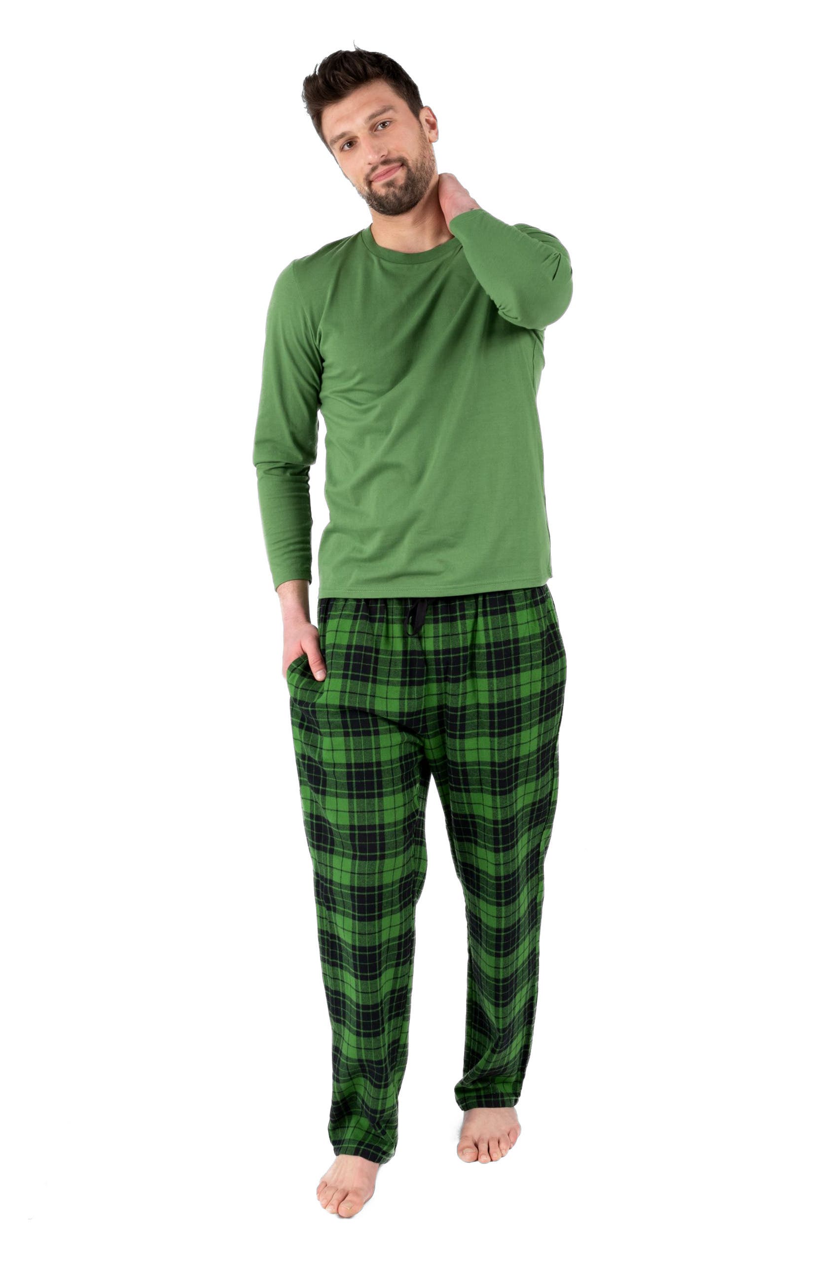 Plaid Black & Green