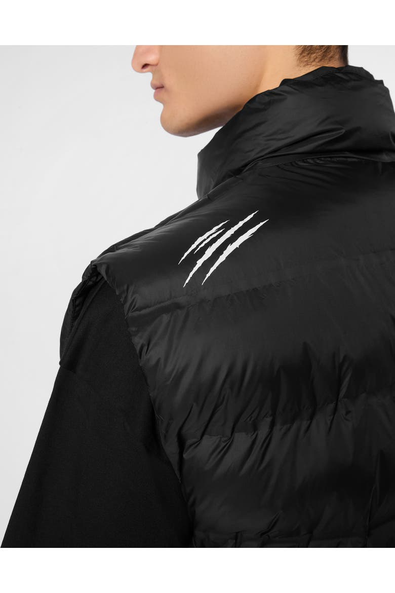 Reversible Lightweight Padded Vest Scratch Men, Alternate, color, black