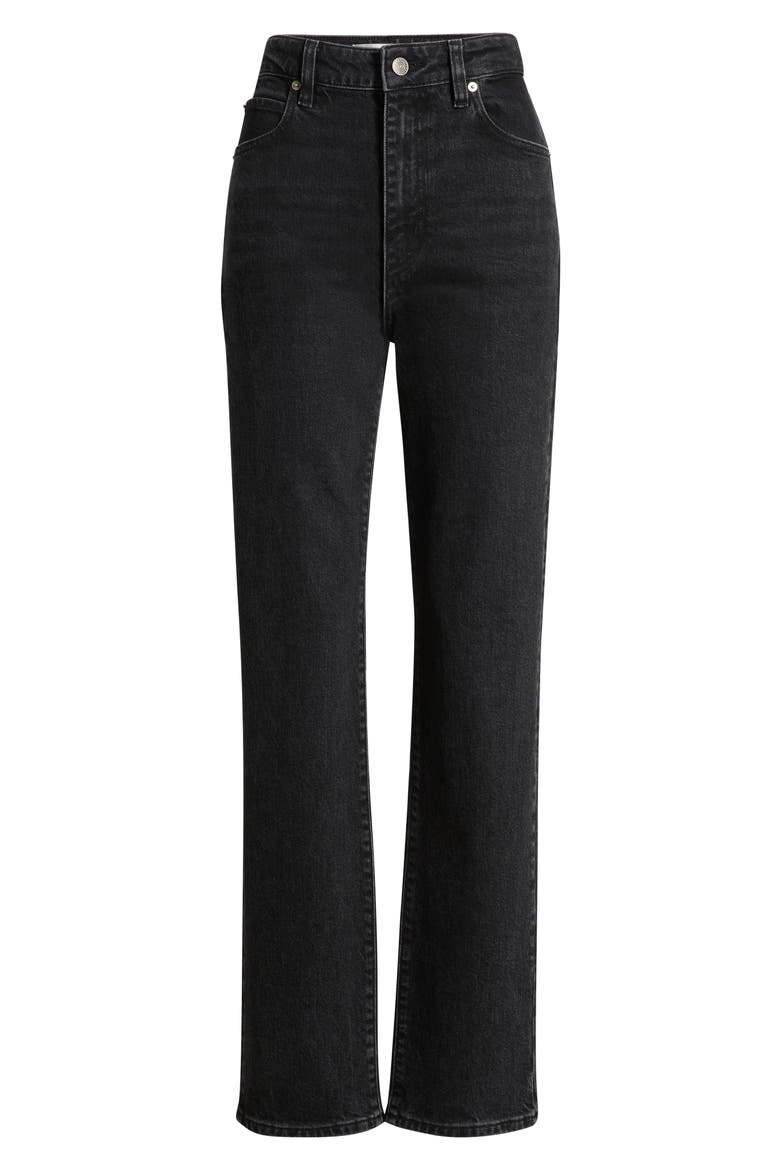 The Ruler High Waist Straight Leg Jeans, Alternate, color, VECTOR