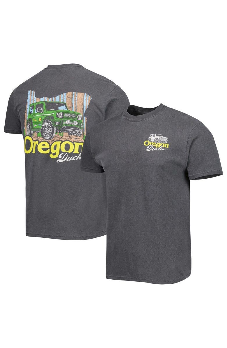 IMAGE ONE Men's Charcoal Oregon Ducks Hyperlocal T-Shirt, Main, color, Charcoal
