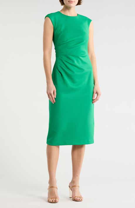 Vince Camuto Scuba Midi Dress