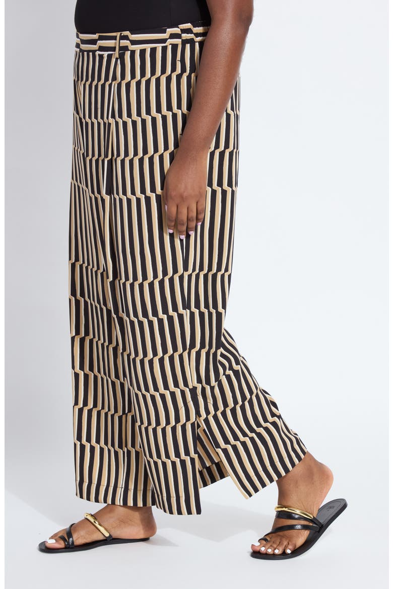 Santana Pleated Trousers, Alternate, color, BREEZY STRIPE