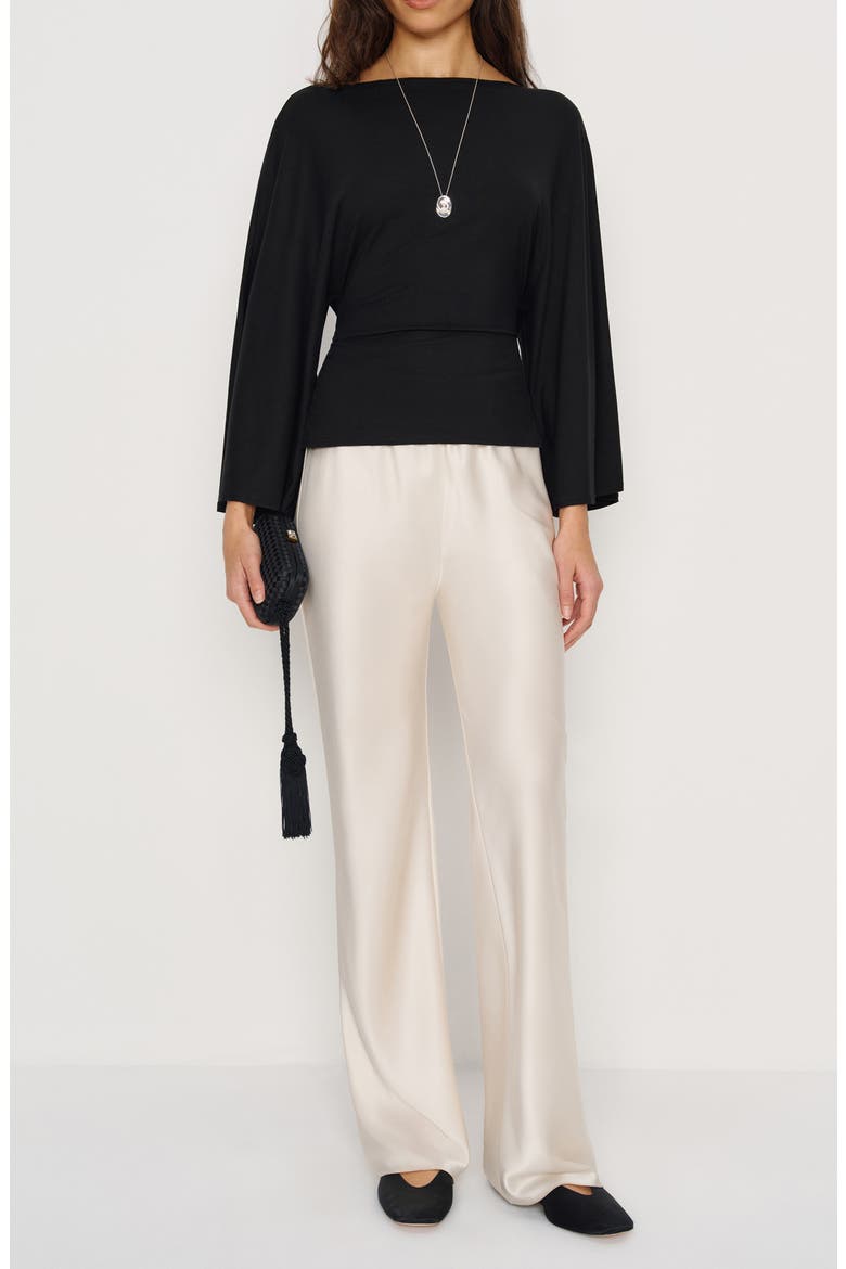 Avery Long Sleeve Top, Alternate, color, BLACK