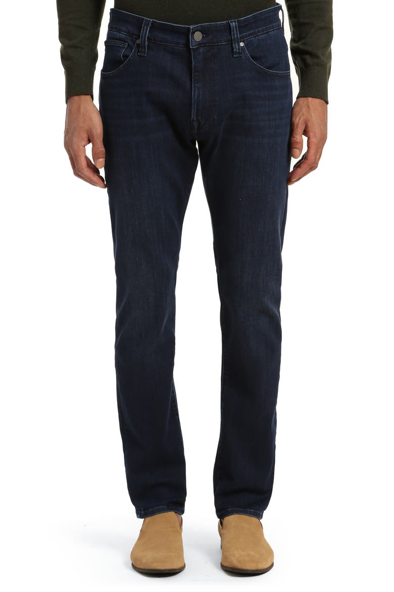 Courage Relaxed Straight Leg Jeans, Main, color, DARK