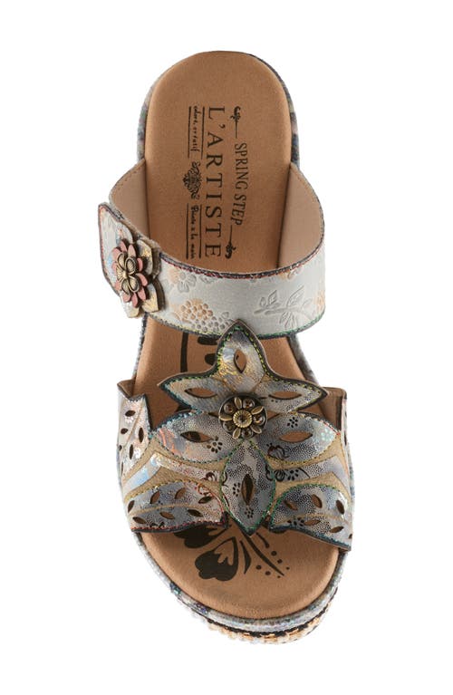 L'artiste By Spring Step Coverup Wedge Sandal In Ice