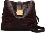 Radley Sloane Croc Embossed Leather Crossbody Bag