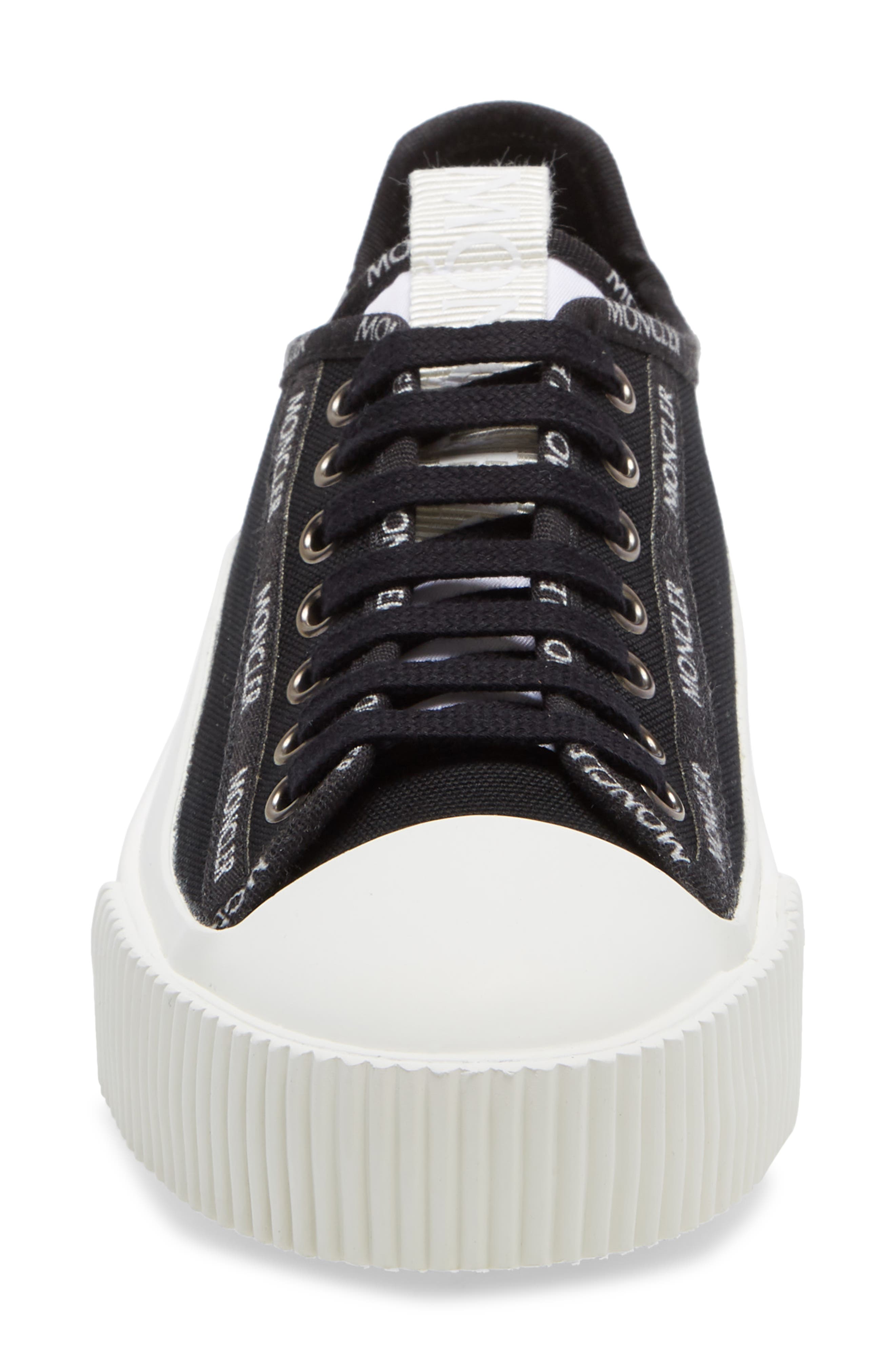 Moncler Glissierie Sneaker, Alternate, color, Black