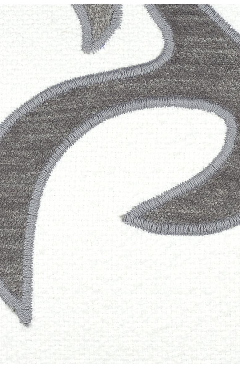 Elaine Smith Pioneer Hand Appliqued 
Embroidered Velvet Indoor 
Outdoor Woven Accent Pillow, Alternate, color, Multi