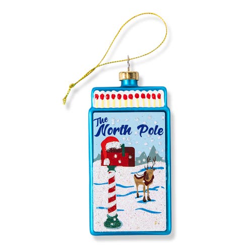 Furbish Matchbook Ornament In Blue