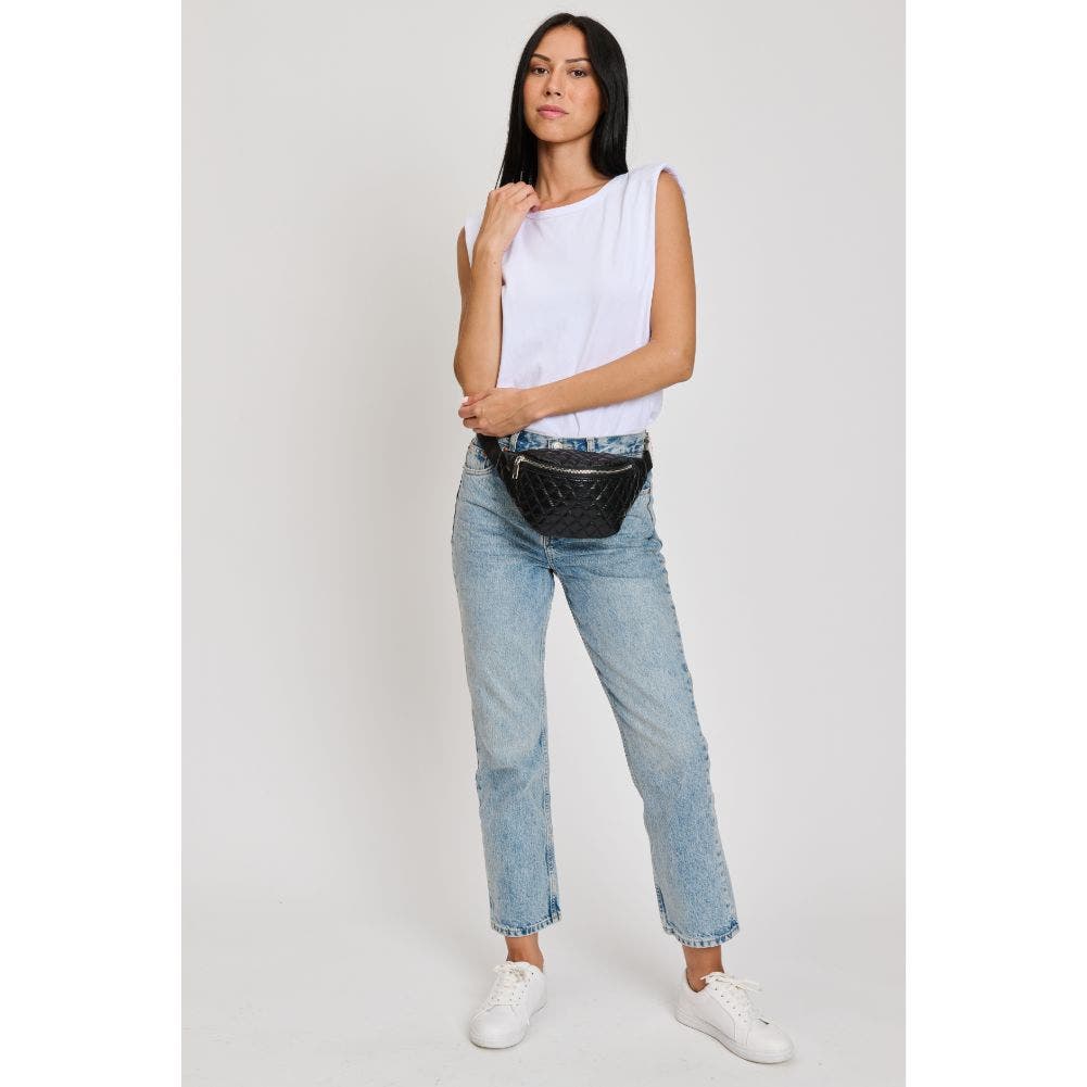 Ariana Belt Bag, Alternate, color, Black