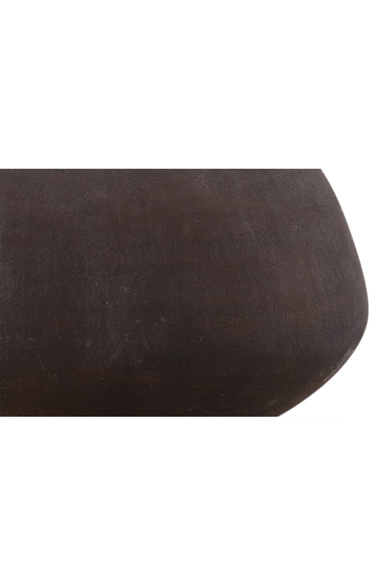 Dovetail Furniture Aria Cement Outdoor Vase, Alternate, color, Brown