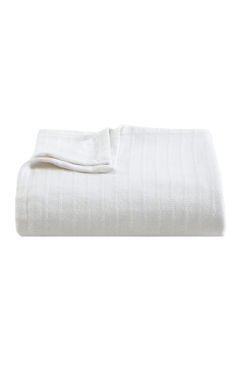 Ribbed 100% Cotton Blanket