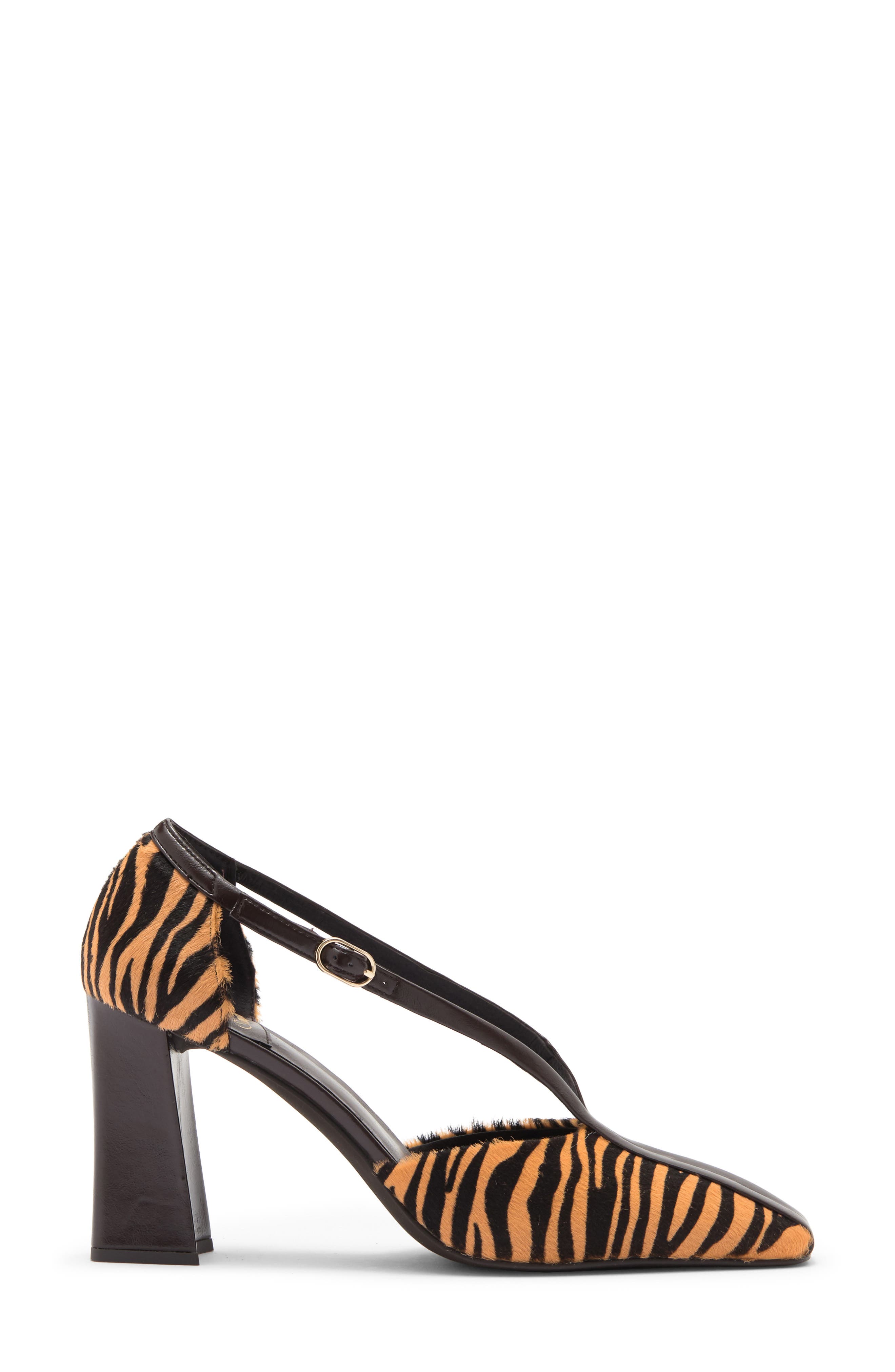 Mckinley Genuine Calf Hair Pump, Alternate, color, BEIGE BROWN ZEBRA COMBO