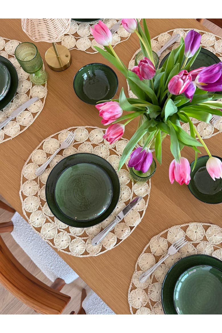 Esfera Buriti Placemat, Alternate, color, Beige