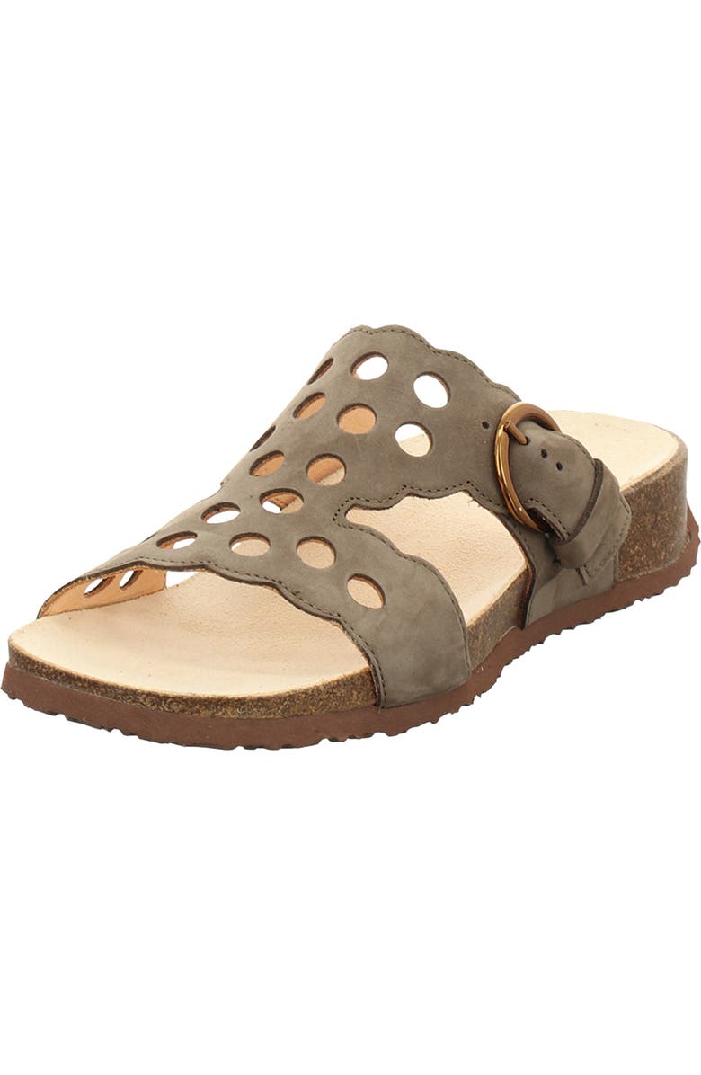 Think! 'Mizzi' T-Strap Sandal, Main, color, Olive