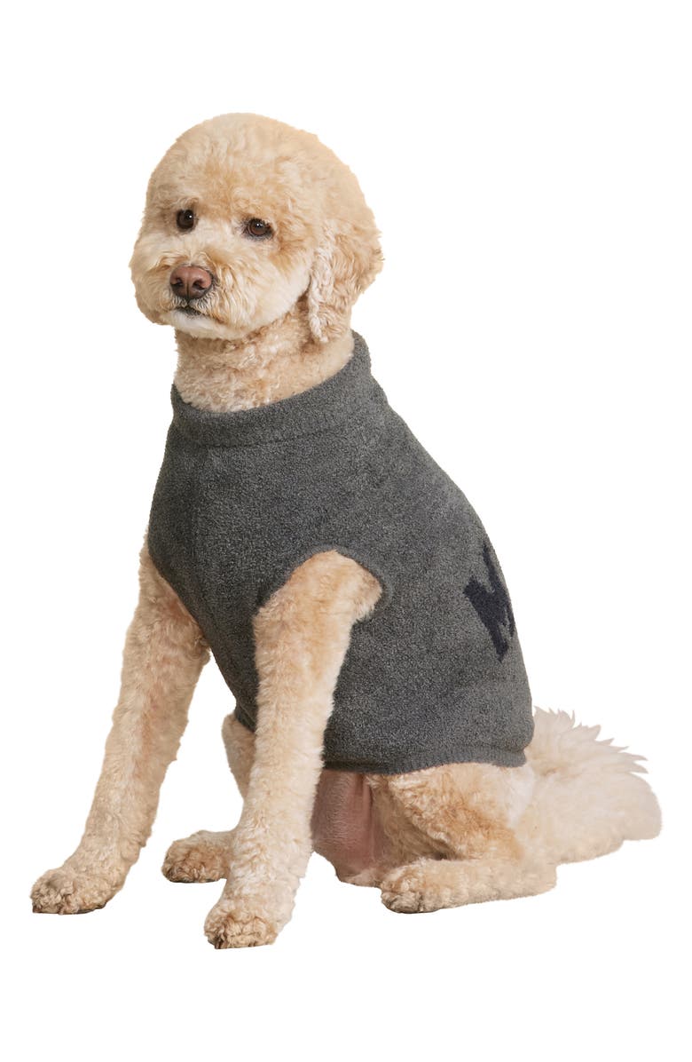 Barefoot Dreams<sup>®</sup> CozyChic<sup>®</sup> Lite<sup>®</sup> Malibu Pet Sweater, Alternate, color, Carbon-Black