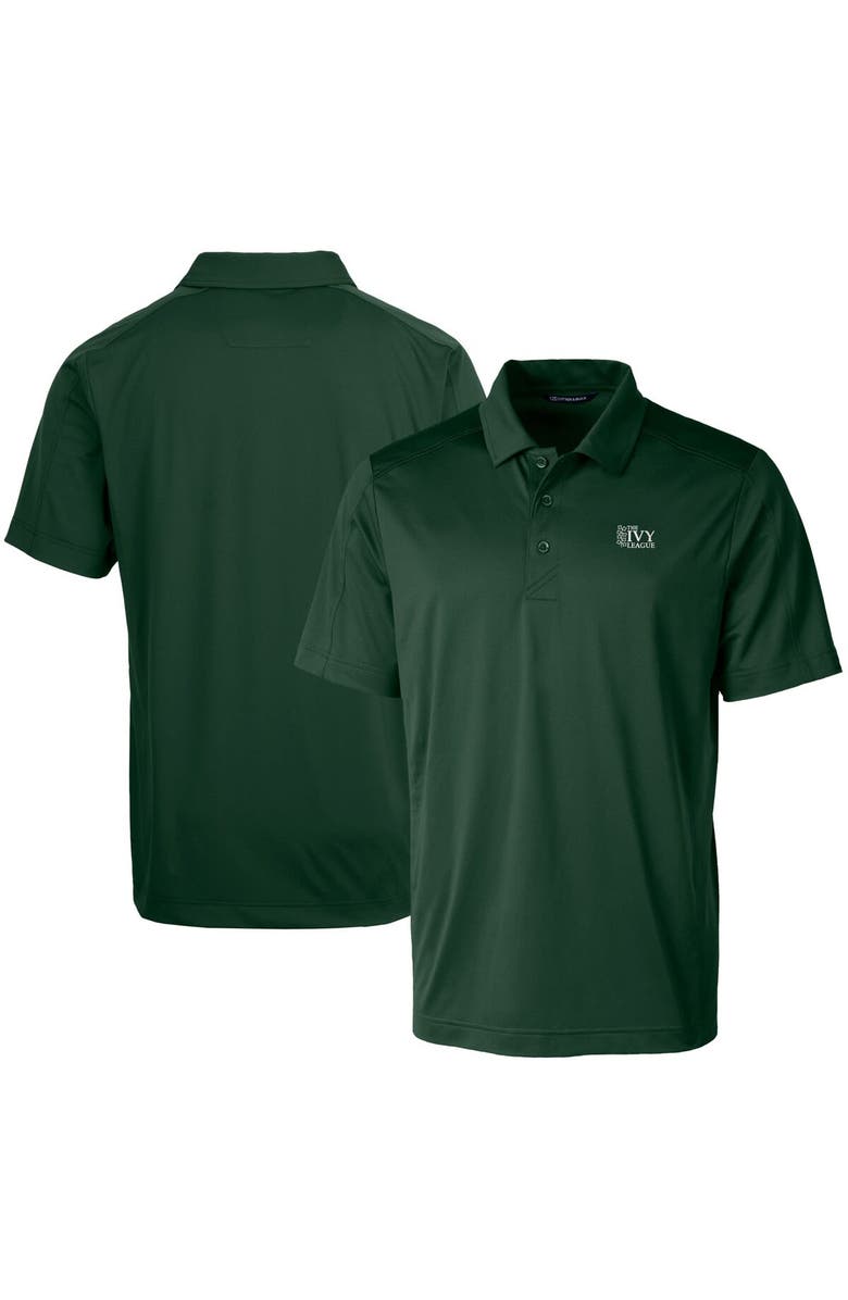 Cutter & Buck Men's Cutter & Buck  Hunter Green Ivy League DryTec Prospect Textured Stretch Polo, Main, color, Hunter Green