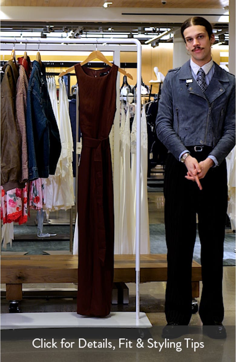 Sleeveless Belted Jumpsuit, sales video thumbnail