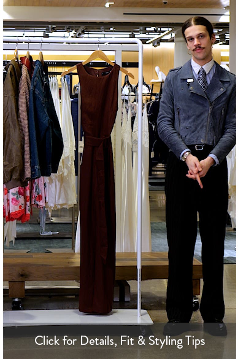 Sleeveless Belted Jumpsuit video
