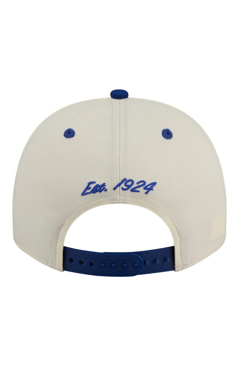 New Era Men's New Era  Cream/Royal Duke Blue Devils Two-Tone Arched 9FIFTY Snapback Hat, Alternate, color, Cream