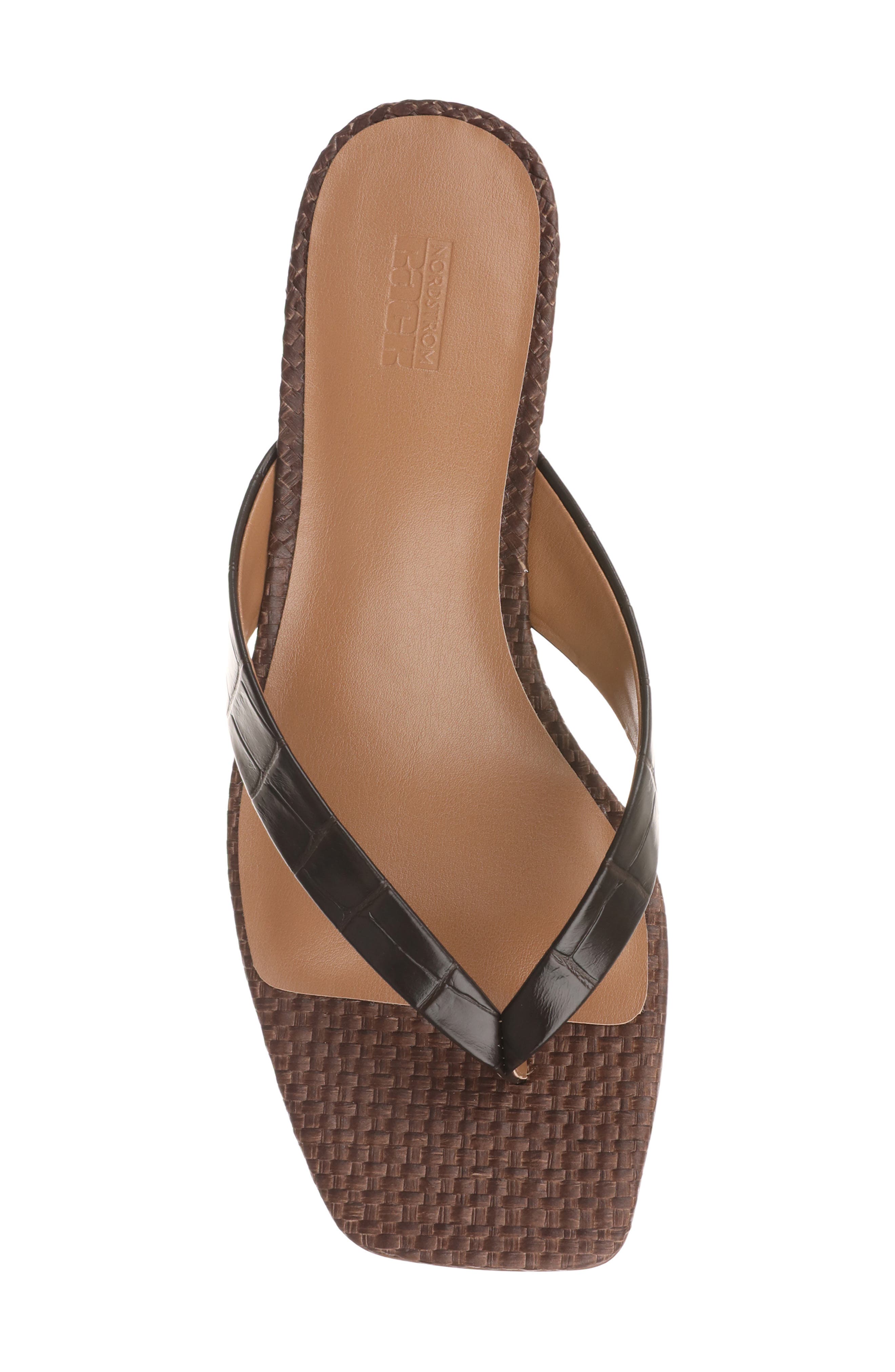Shellie Wedge Sandal, Alternate, color, BROWN CAFFE
