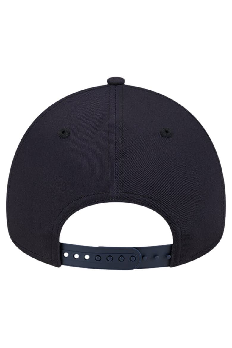 Men's New Era Navy Houston Astros Team Color A-Frame 9FORTY Adjustable Hat, Alternate, color, Navy