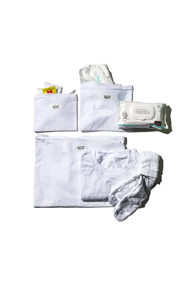 Plain Pouch, Alternate, color, White