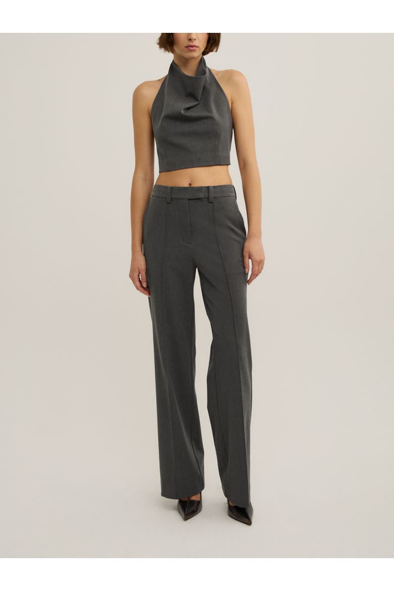 Tailored Top, Alternate, color, Charcoal