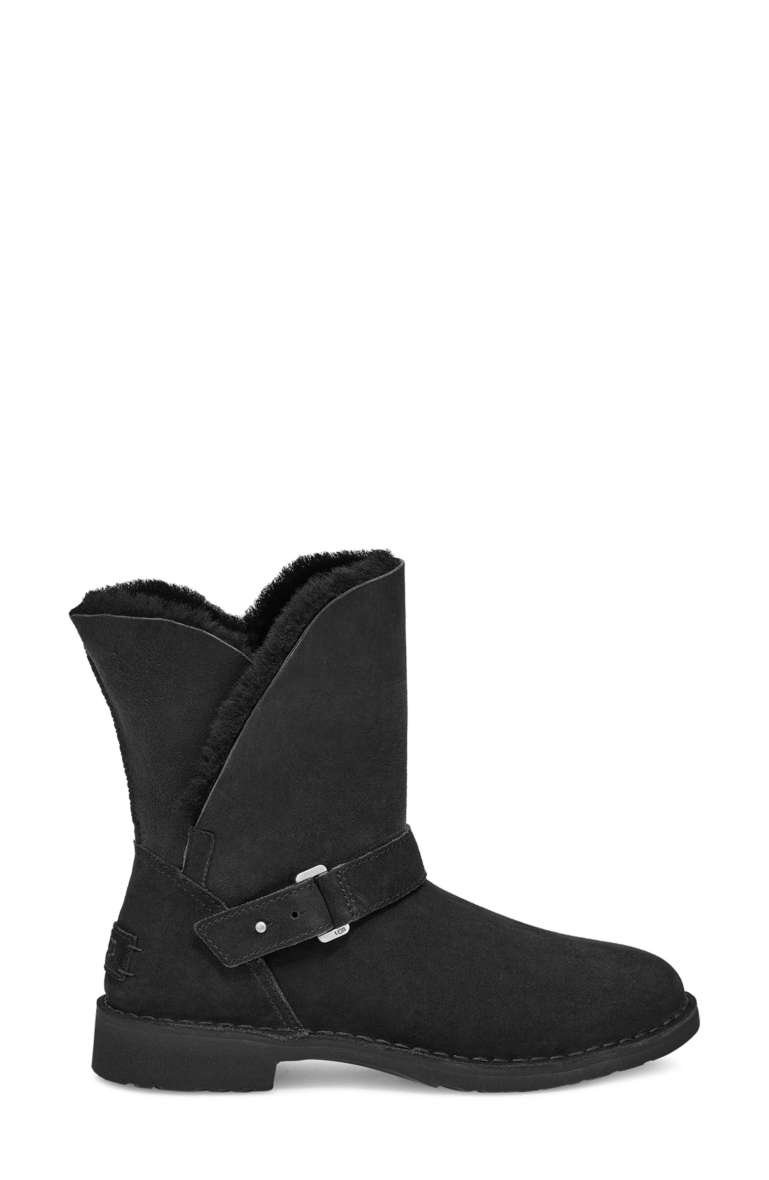 UGG<sup>®</sup> Syden Genuine Shearling Lined Bootie, Alternate, color, 
