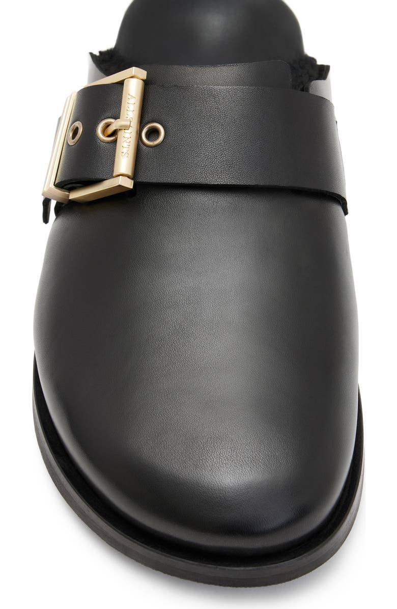 AllSaints Genuine Shearling Mule, Alternate, color,