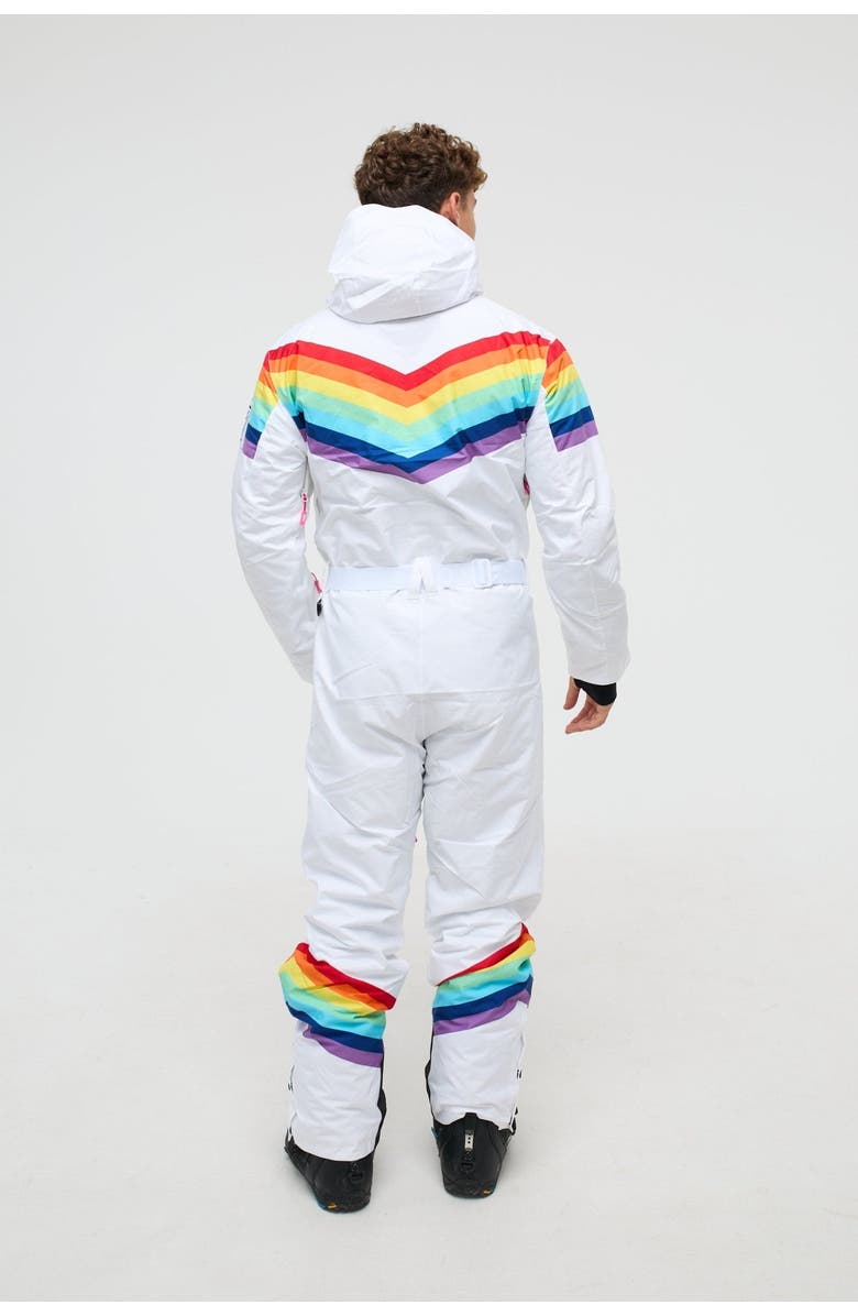 OOSC Rainbow Road Ski Suit - Mens, Alternate, color, Multi-Colour