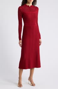 Elie Tahari Remi Lurex Sweater Dress