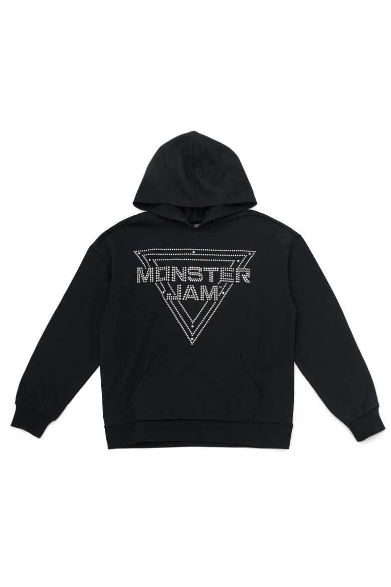 Pullover Hoodie, Alternate, color, Silver Black