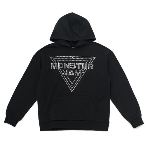 Monster Jam Pullover Hoodie In Black