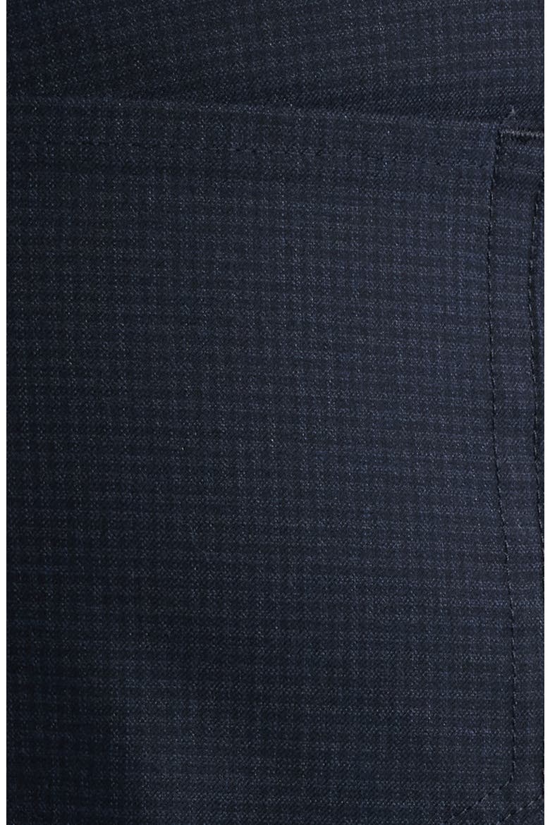 Charisma Dark Navy Supreme Relaxed Straight Leg 5-Pocket Pants, Alternate, color, DARK NAVY SUPREME PLAID