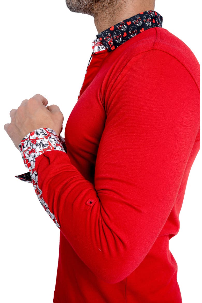 Newton Dog Love Polo, Alternate, color, RED