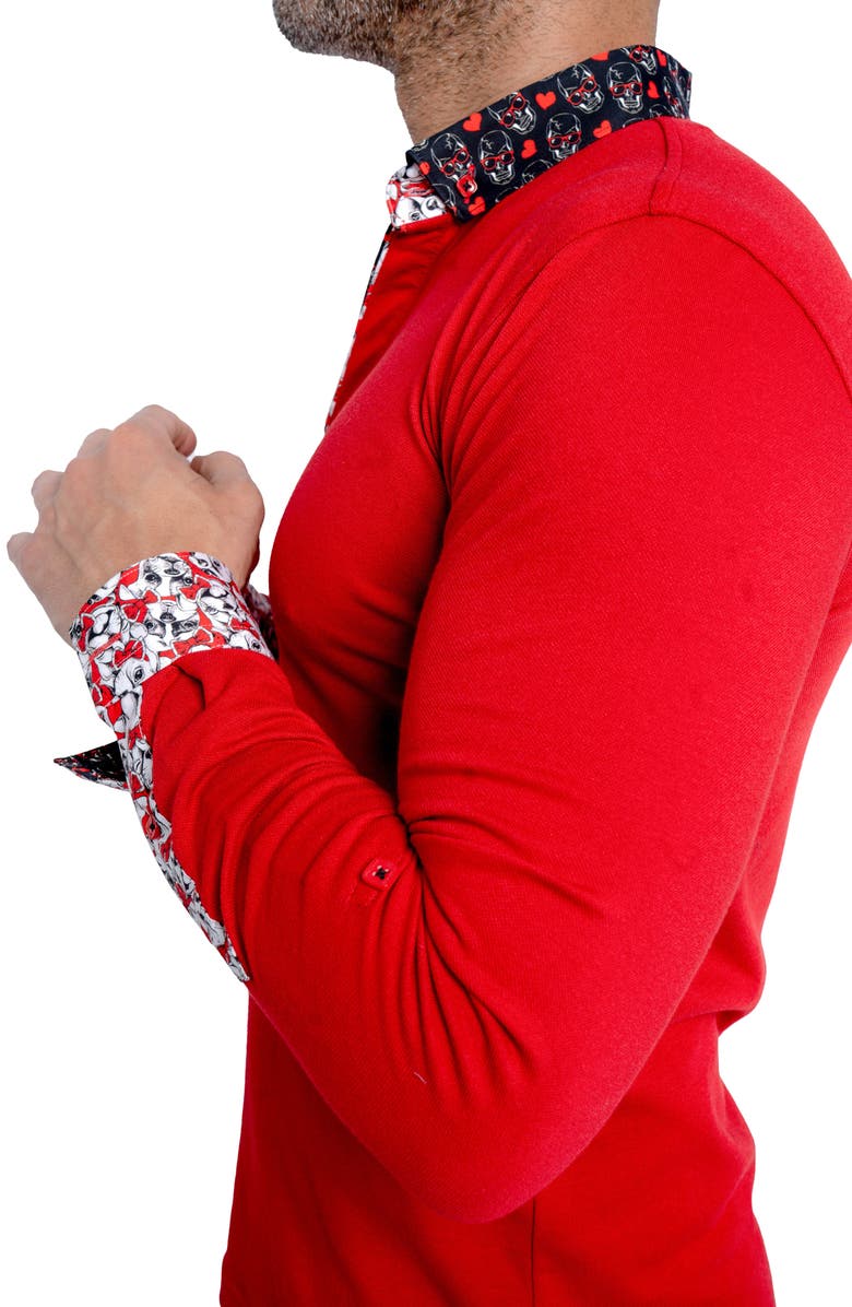 Maceoo Newton Dog Love Polo, Alternate, color, Red